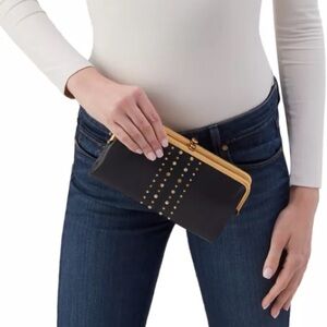 NWT HOBO Lauren Calf leather clutch. Wallet by day and clutch by night. Dust bag